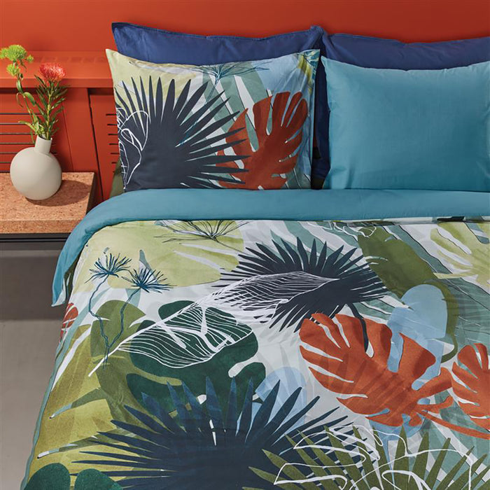 Beddinghouse Paper Leaves Dekbedovertrek 200 x 200/220 cm - Multicolor