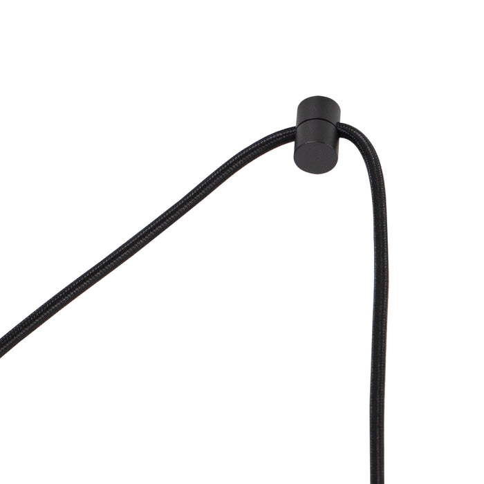 QAZQA Design hanglamp zwart met stekker - Cavalux