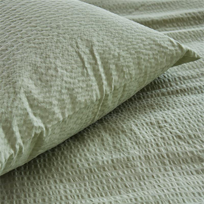 Beddinghouse Wave Dekbedovertrek 240 x 200/220 cm - Grijs/Groen