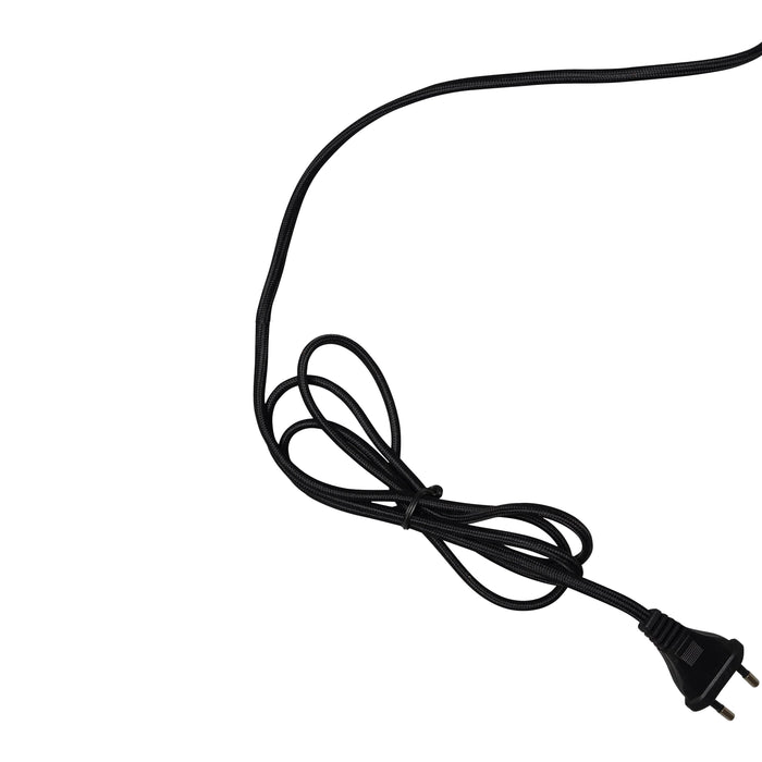 it's about RoMi Florence Wandlamp H 42 cm - Zwart / Dark Linnen