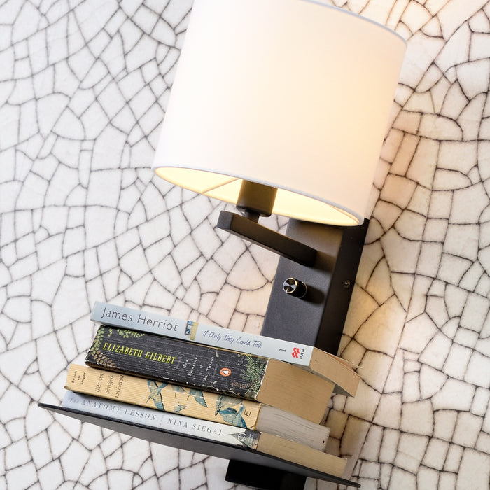 it's about RoMi Florence Wandlamp H 42 cm - Zwart / Beige