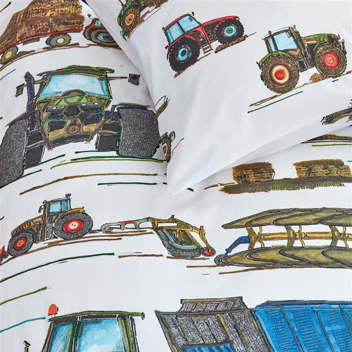 HANNEKEJAG Kids Tractors Dekbedovertrek 140 x 200/220 cm - Multicolor