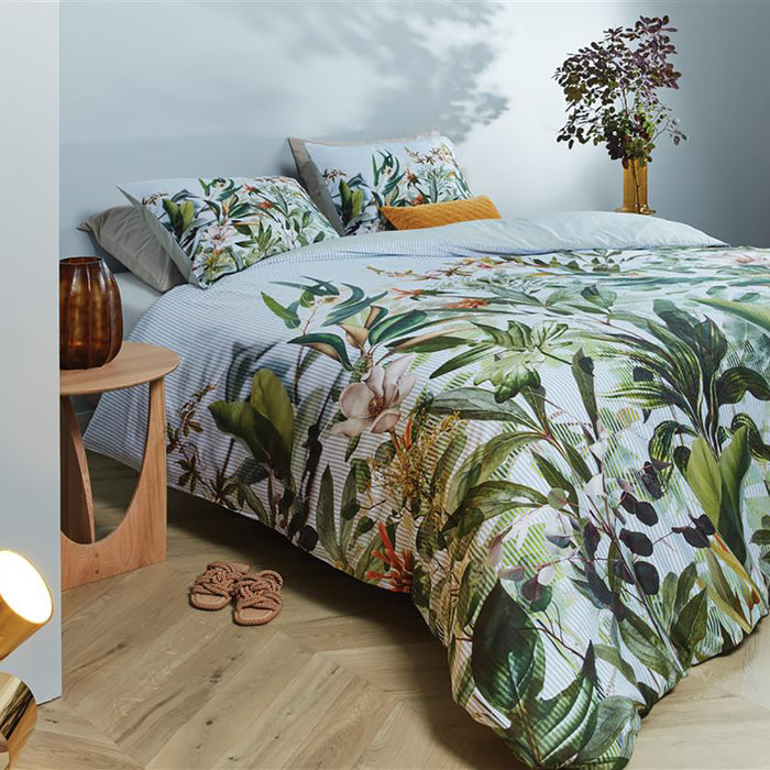 Kardol & Verstraten Cadence Dekbedovertrek 140 x 200/220 cm - Blauw/Groen