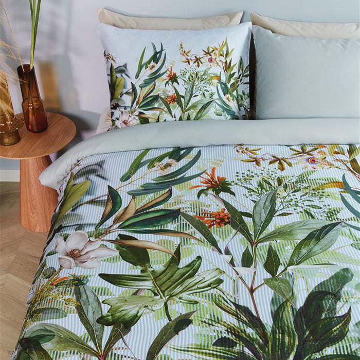 Kardol & Verstraten Cadence Dekbedovertrek 140 x 200/220 cm - Blauw/Groen