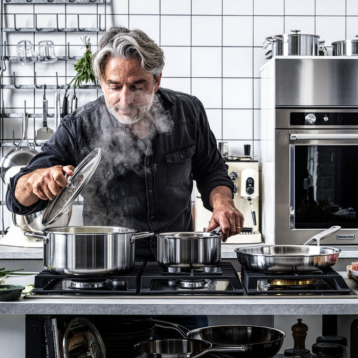 KitchenAid Multi-Ply Stainless Steel Kookpot 24cm - 4,9L