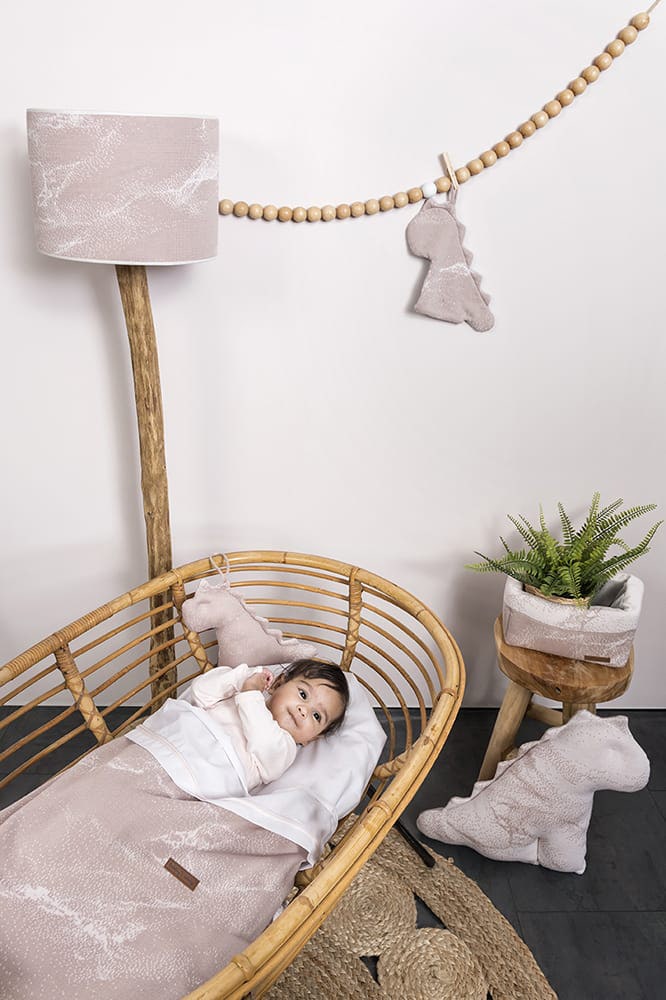 Baby's Only Wiegdeken teddy Marble - Oud Roze|Classic Roze