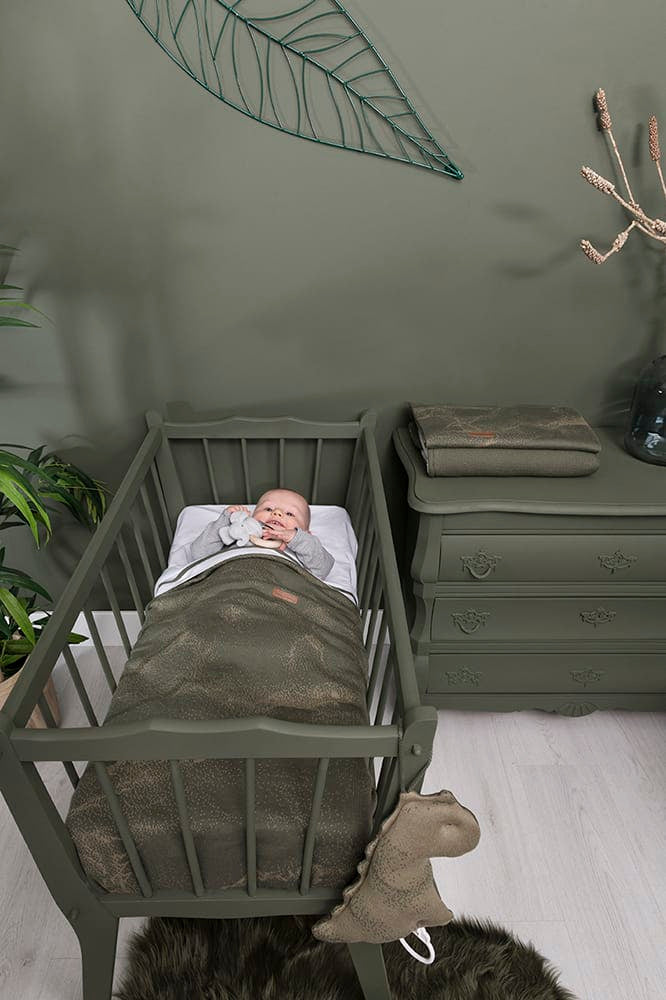 Baby's Only Wiegdeken teddy Marble - Oud Roze|Classic Roze