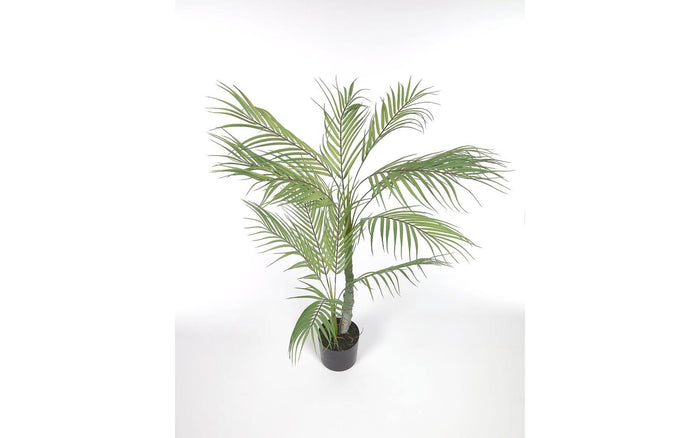 Kave Home - Kunstmatige palmboom met zwarte plantenpot 70 cm