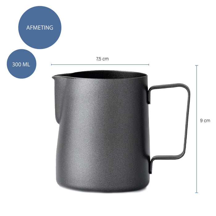 Krumble Melkkannetje 300ml - Antraciet