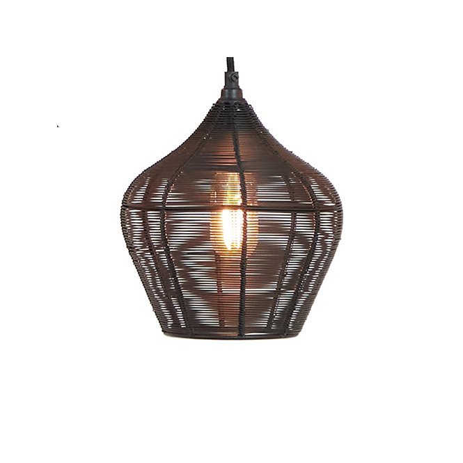 Light&living Hanglamp 10L 120x25x29,5 cm ALVARO mat zwart