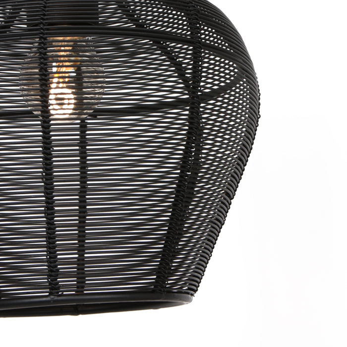 Light&living Hanglamp 10L 120x25x29,5 cm ALVARO mat zwart