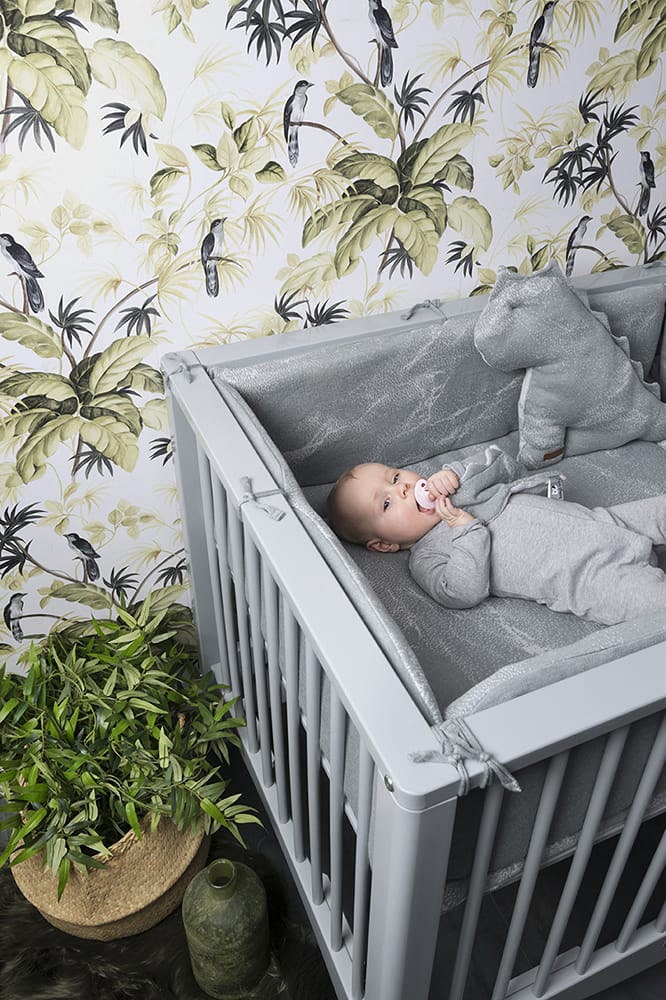 Baby's Only Boxbumper Marble - Khaki|Olive - 330x4x28 cm