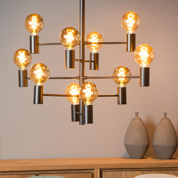 Lucide LEANNE Hanglamp - Zwart