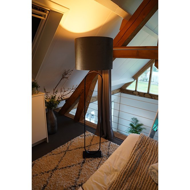 Light & Living Light&living Vloerlamp 30x15x142 cm JAMIRI mat zwart