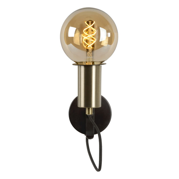 Lucide MALCOLM Wandlamp 1xE27 - Zwart