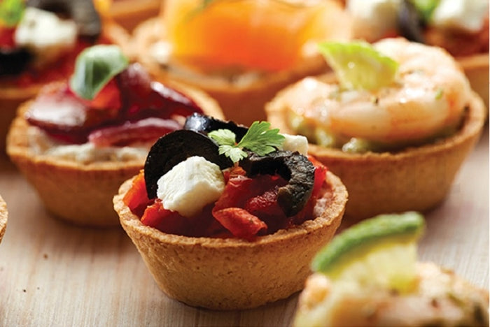 Bakvorm voor 24 mini (quiche) vormen met deegstamper, 35 cm x 27 cm -