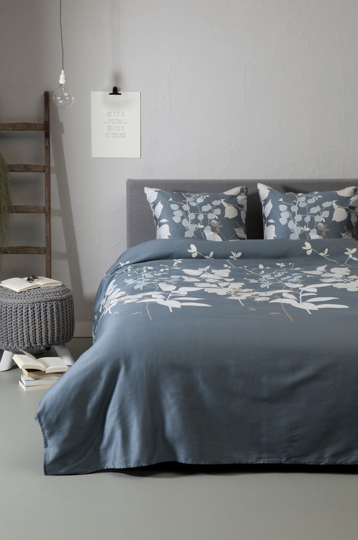 Ten Cate Katoensatijnen Dekbedovertrek - 240x200|220 - Fenna Petrol