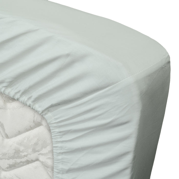 Ten Cate Katoensatijnen Hoeslaken - 90x200 - Mint