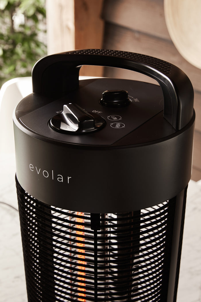 Evolar EVO-HD55 elektrische terrasverwarmer 600|1200W zwenkbaar 360º
