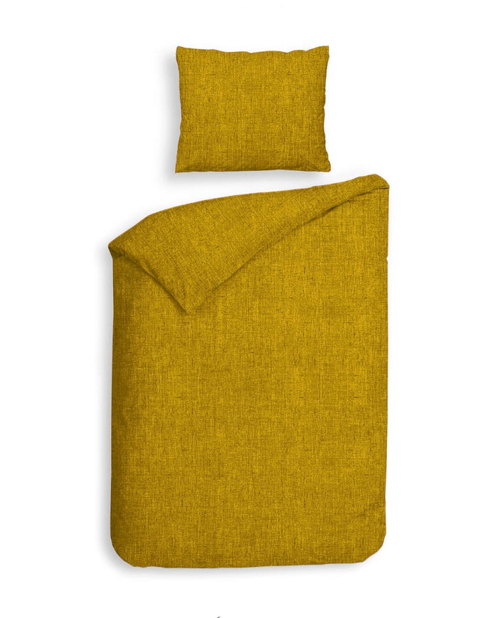 Heckett Lane Dekbedovertrek Flanel Franela - sunset gold