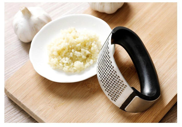 Garlic Press Boxring - Knoflookpers - RVS - HKS