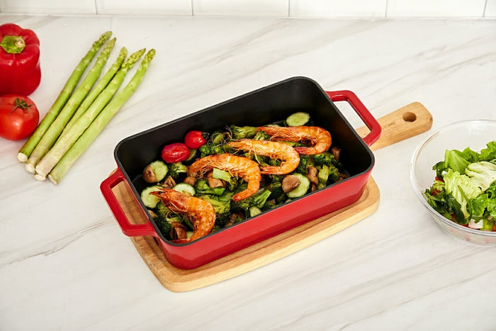 Buccan - Hamersley - Gietijzeren ovenschaal - Rood