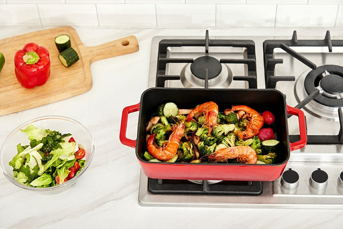 Buccan - Hamersley - Gietijzeren ovenschaal - Rood