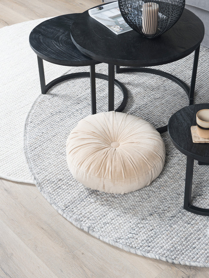 Vloerkleed Pebbel 834 - Rond ø160 cm