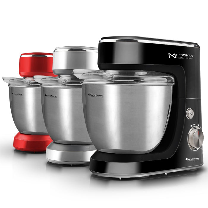 TurboTronic TT-017 Keukenmachine 1400W 4.3 L - Zwart