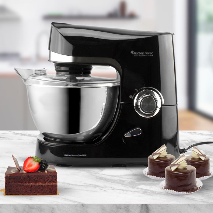 TurboTronic TT-002 Keukenmachine 2000W 5L - Zwart