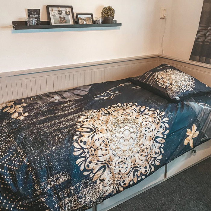 Y-NOT Palmbladeren Dekbedovertrek 140 x 240 cm