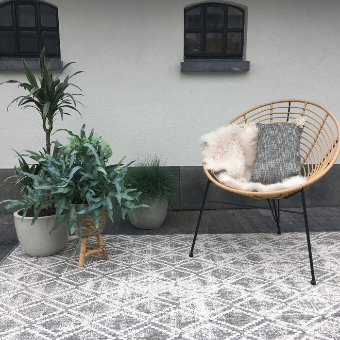 Eva Interior Buitenkleed Grijs Frost 280 x 380 cm