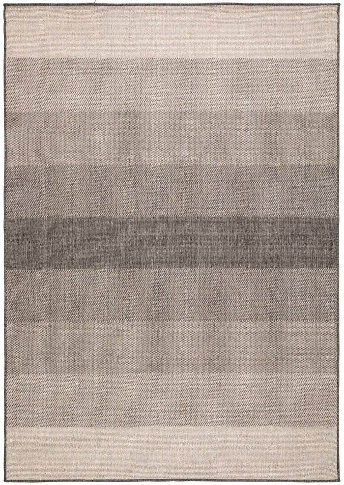 Buiten vloerkleed Boa - Zwart|Wit - dubbelzijdig - EVA Interior