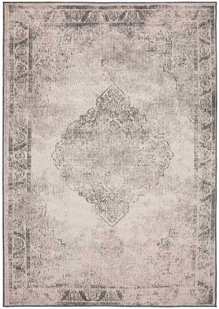 Buiten vloerkleed Sage - Grijs - dubbelzijdig - EVA Interior