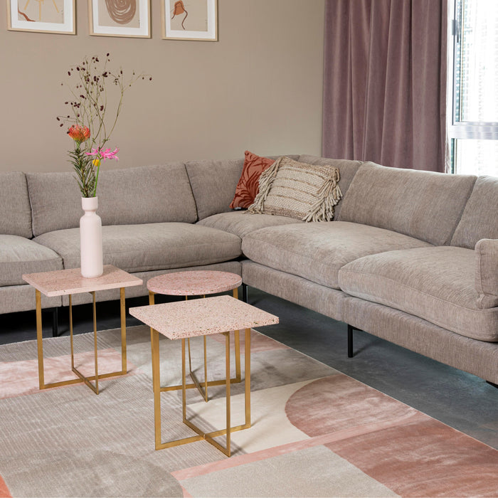 Zuiver Summer 7-zits Hoekbank - Latte