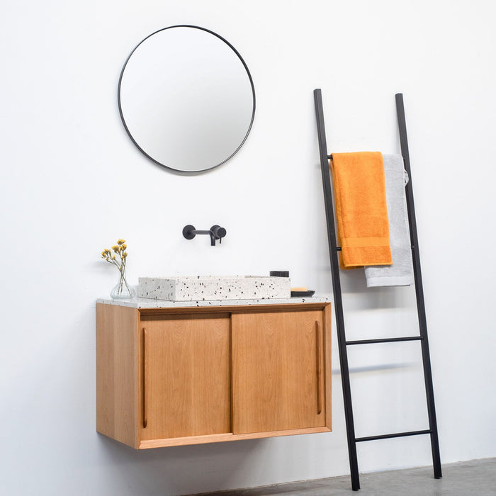 Going Objects - Badkamermeubel Eik - Wit Terrazzo - Wastafel George