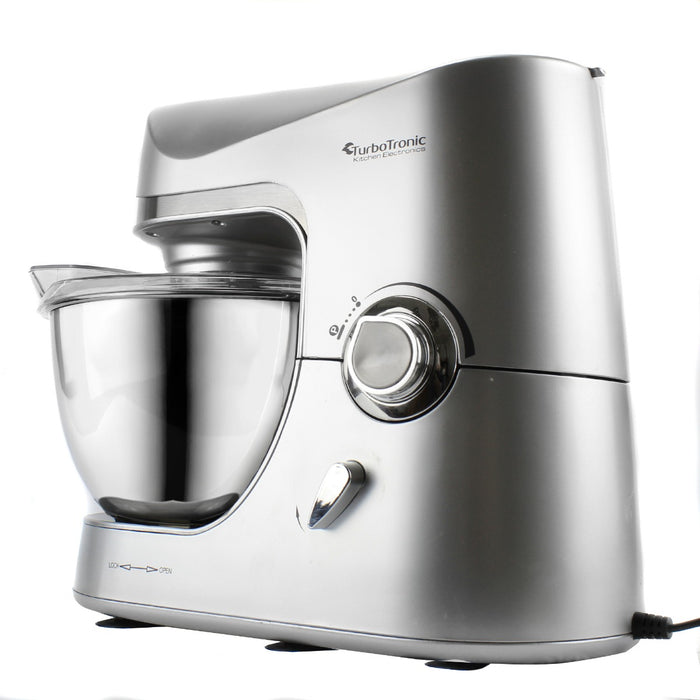 TurboTronic TT-002 Keukenmachine 2000W 5L - Zilver