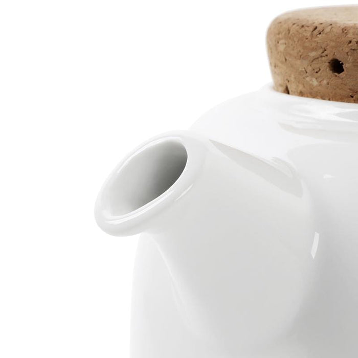 Viva Scandinavia Lauren Theepot Groot 1.2 Liter Wit Porselein