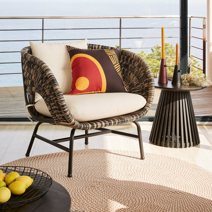 Kave Home Jeanette Bijzettafel - Ø 50 cm - Zwart