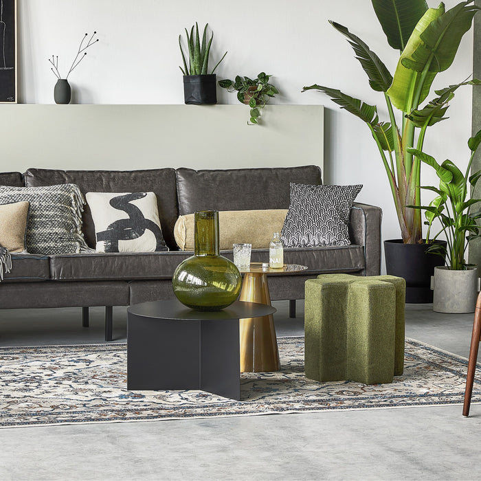 HKliving Glass Blown Vaas - Maat L - Jade