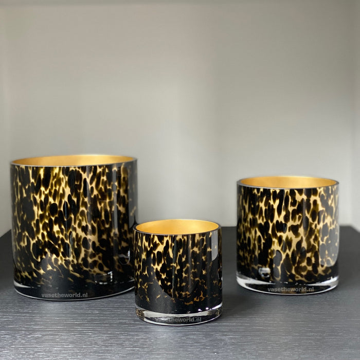 Vase The World Celtic Cheetah Waxinelichthouder - 2 st.