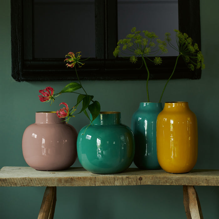 Pip Studio Blushing Birds Vaas 30 cm - Geel