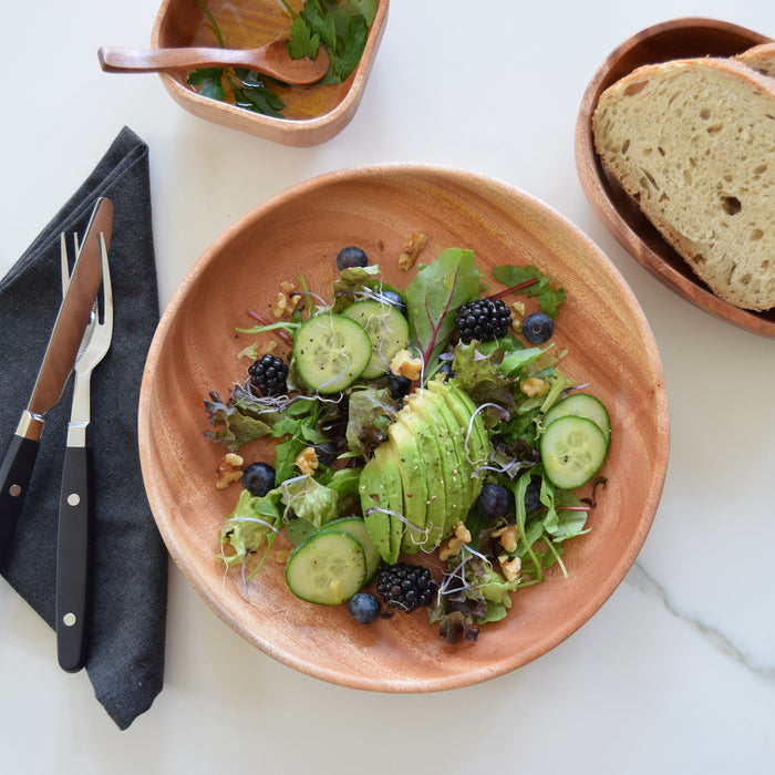 Khaya houten pastabord Ø 24 cm