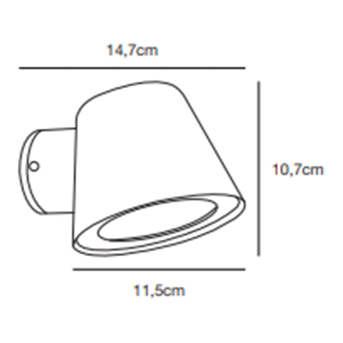 Nordlux Aleria Wandlamp - Zwart