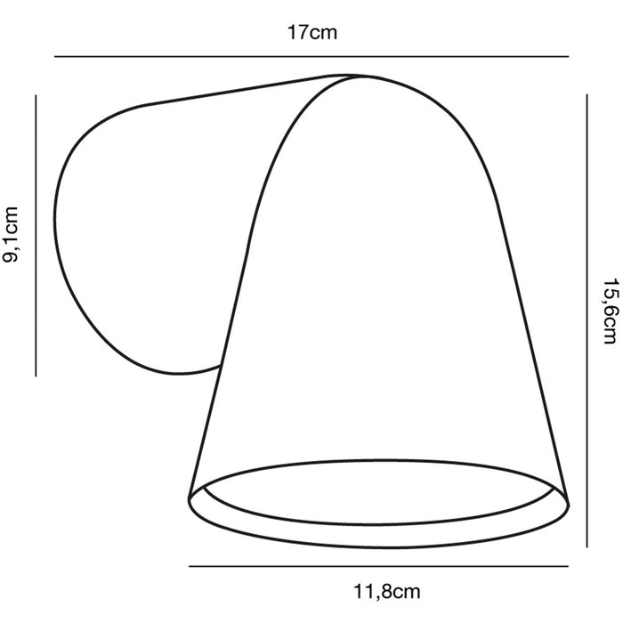 Nordlux Front Single Wandlamp