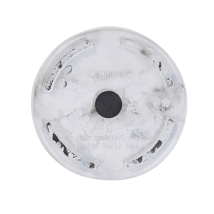 Beliani - LIMENARI - Plantenbak - Wit - 32 cm - Stenenmix