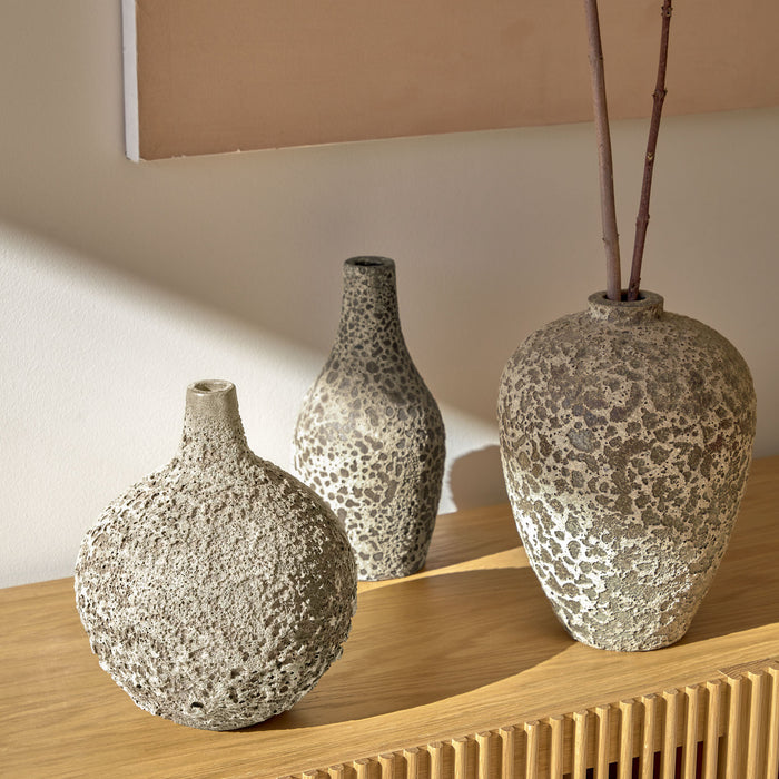 Kave Home Amaranta Vaas Groot - Grijs