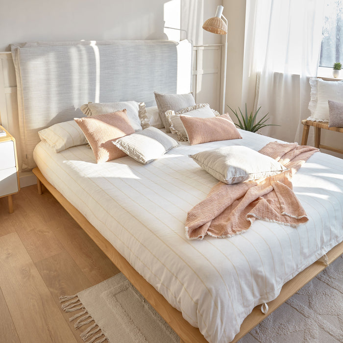 Kave Home Casilda Kussensloop 45 x 45 cm - Roze