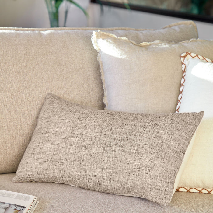 Kave Home Casilda Kussensloop 30 x 50 cm - Bruin