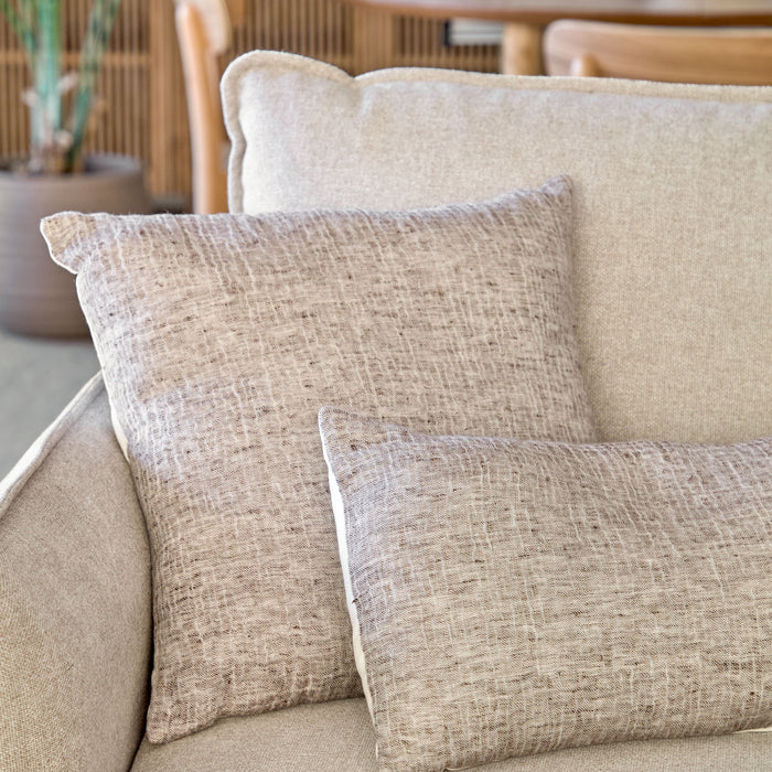 Kave Home Casilda Kussensloop 30 x 50 cm - Bruin